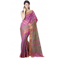 Deals, Discounts & Offers on Women Clothing - Chandrakala Womens's Banarasi Cotton Silk Saree