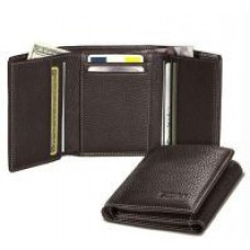 Deals, Discounts & Offers on Men - Flat 54% off on Three Fold Leather Wallet