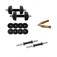 Deals, Discounts & Offers on Sports - Aurion 22 Kg Dumbbell Set With Accessories