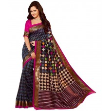 Deals, Discounts & Offers on Women Clothing - Dressy Multicoloured Bhagalpuri Silk Saree