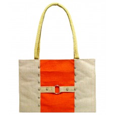 Deals, Discounts & Offers on Accessories - JooGifts Khaki Jute Zipped Shoulder Bag