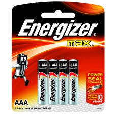 Deals, Discounts & Offers on Electronics - Energizer MAX Alkaline Battery E92BP4 AAA Value Pack