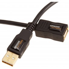 Deals, Discounts & Offers on Computers & Peripherals - AmazonBasics USB 2.0 Extension Cable - A-Male to A-Female - 3.3 Feet