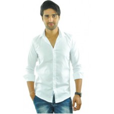 Deals, Discounts & Offers on Men Clothing - Feed Up Men's Solid Casual White Shirt