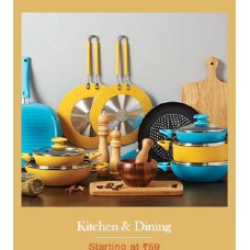 Deals, Discounts & Offers on Home & Kitchen - Kitchen & Dining Starting at Rs.59
