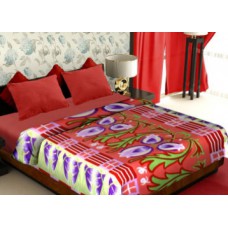 Deals, Discounts & Offers on Home Appliances - Home Coral Collection Printed Double Bed Blanket at Rs. 199