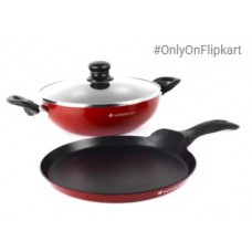 Deals, Discounts & Offers on Cookware - Wonderchef Ruby Series Cookware Set at Just Rs. 749 + FREE Shipping