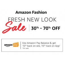 Deals, Discounts & Offers on Men Clothing - Amazon Fresh New Look Sale- Minimum 30-70% off + Extra 15% Cashback