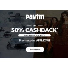Deals, Discounts & Offers on Entertainment - Grab Flat 50% Cashback on Movie Tickets