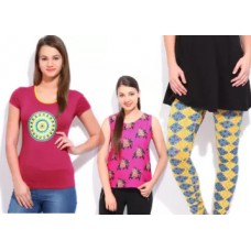 Deals, Discounts & Offers on Women Clothing - BRONZ Tops & Leggings, Buy Any 3 & Get Extra 50% OFF + Free Shipping
