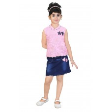 Deals, Discounts & Offers on Kid's Clothing - Stylish Denim Skirt- Top Dress (6 Months to 5 Years)