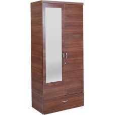 Deals, Discounts & Offers on Furniture - HomeTown Ultima 2 Door With Mirror Rwlnt Engineered Wood Almirah