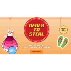 Deals, Discounts & Offers on Kid's Clothing - Deals to Steal on Apparels, Footwear & Accessories Under Rs. 199