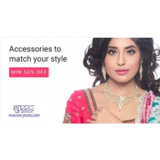 Deals, Discounts & Offers on Earings and Necklace - Min 50% Off on Accessories to Match your Style 