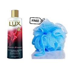 Deals, Discounts & Offers on Personal Care Appliances - Lux Fine Fragrance Scarlet Blossom Body Wash + FREE 1 Loofah at Just Rs. 99