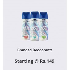 Deals, Discounts & Offers on Personal Care Appliances - Branded Deodorants Starting @ Rs.149