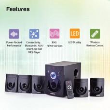 Deals, Discounts & Offers on Home Appliances - Envent DeeJay 702 BT ET-SP51200 Speaker (5.1 Channel)