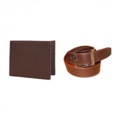 Deals, Discounts & Offers on Accessories - Classic Combo - Brown wallet Brown belt