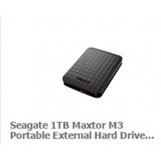 Deals, Discounts & Offers on Computers & Peripherals - SEAGATE 1TB MAXTOR M3 PORTABLE EXTERNAL HARD DRIVE