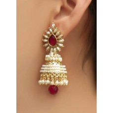 Deals, Discounts & Offers on Earings and Necklace - 75% Off on Gold Plated Pearl Jhumki Earrings