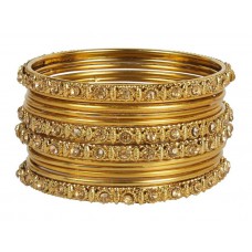 Deals, Discounts & Offers on Bangles - Muchmore Alloy 22K Yellow Gold Bangle