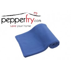 Deals, Discounts & Offers on Home Appliances - Get Azaani Blue Polyester Single Size Blanket at Just Rs. 135 + FREE Shipping