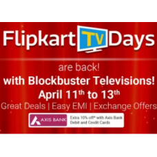 Deals, Discounts & Offers on Televisions - Get Upto Rs. 25000 Off On Exchange + Extra 10% off via Axis Bank