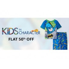 Deals, Discounts & Offers on Kid's Clothing - Kid's Special : Get Flat 50% Off On Branded Kid's Clothing From Rs. 175