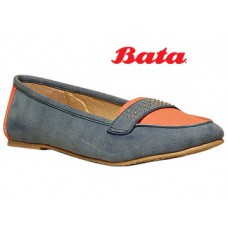 Deals, Discounts & Offers on Foot Wear - Flat 50% Off on Bata Blue Ballerinas for Women
