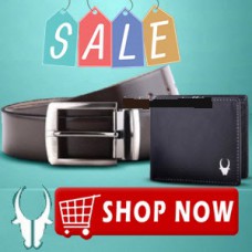 Deals, Discounts & Offers on Watches & Handbag - Wildhorn Genuine Leather Wallets & Bags starting at Rs. 99
