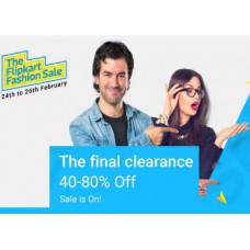 Deals, Discounts & Offers on Men Clothing - Flipkart Fashion Sale - Grab Minimum 40-80% Off