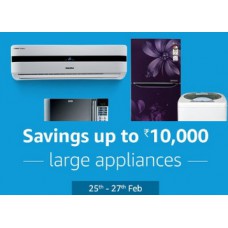Deals, Discounts & Offers on Home Appliances - Save up to Rs 10,000 on Large Appliances