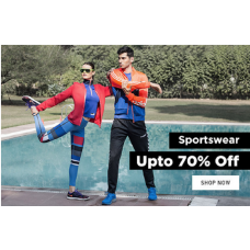 Deals, Discounts & Offers on Men Clothing - Upto 70% off on Sportswear