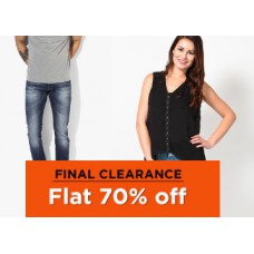 Deals, Discounts & Offers on Men Clothing - Flat 70% Off On Lifestyle Products Starting at Rs. 150