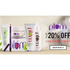 Deals, Discounts & Offers on Health & Personal Care - Flat 20% off on Plom SkinCare