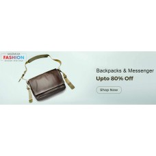 Deals, Discounts & Offers on Watches & Handbag - Upto 80% offer on Backpacks