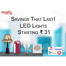 Deals, Discounts & Offers on Electronics - Saving That Lasts : Grab Led Lights Starting at Rs. 31 