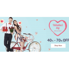 Deals, Discounts & Offers on Women Clothing - 40%-70% off on Valentines day Offers