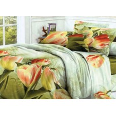 Deals, Discounts & Offers on Furniture - Status Polyester 3D Double Bed Sheet at Just Rs.380