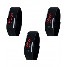 Deals, Discounts & Offers on Baby & Kids - JKC Digital LED Watch - Pack of 3
