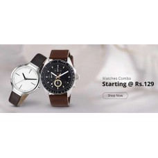 Deals, Discounts & Offers on Watches & Wallets - Get Upto 95% off on Watches Starting @ Rs 129 