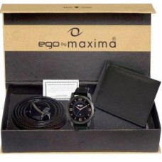 Deals, Discounts & Offers on Watches & Wallets - Best Offer Max Men's Analogue watch with Free Wallet&Belt