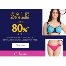 Deals, Discounts & Offers on Women Clothing - Get Upto 80% Off on Clovia Bra's & Panty