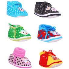 Deals, Discounts & Offers on Baby Care - Flat 75% off on Brats N Angels Multicolour Baby Shoes - Pack of 6