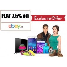 Deals, Discounts & Offers on Electronics - Shop on Ebay & Get Flat 7.5% Extra Off on All Electronics
