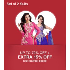 Deals, Discounts & Offers on Women Clothing - Upto 70% off + Extra 15% off on Woman Clothing
