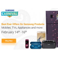 Deals, Discounts & Offers on Mobiles - Samsung Carnival - Great Offers on Samsung Phones & Appliances + Exchange Offers