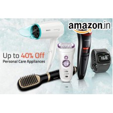 Deals, Discounts & Offers on Personal Care Appliances - Amazon Great Indian Sale : Up to 40% OFF on Personal Care Appliances 