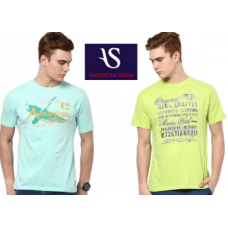 Deals, Discounts & Offers on Men Clothing - Minimum 60% Off on American Swan Men's Tshirts