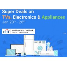 Deals, Discounts & Offers on Electronics - FlipKart TVs, Electronics & Appliances Super Deals